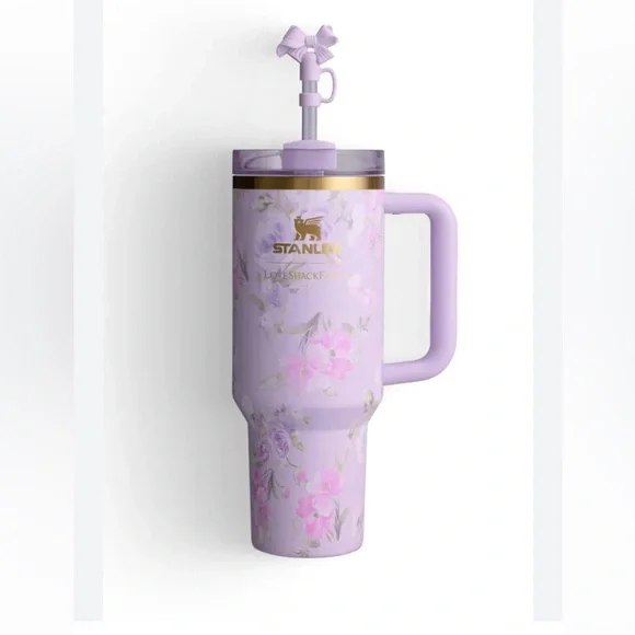 Stanley x Loveshackfancy 40oz Tumbler- Purple Floral - Picture 1 of 6